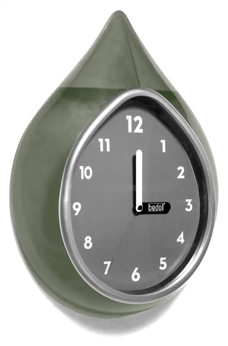 Bedol Water Powered Wall Clock Wally Charcoal
