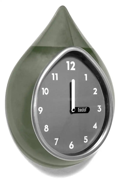 Bedol Water Powered Wall Clock Wally Charcoal