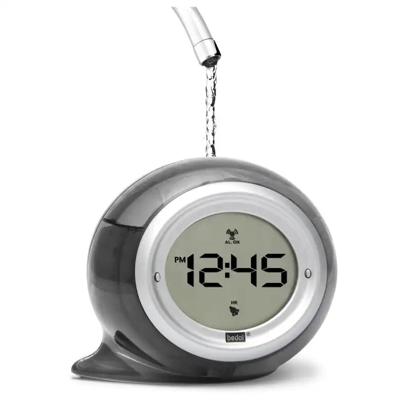 Squirt Alarm The Bedol Water Clock Charcoal 1
