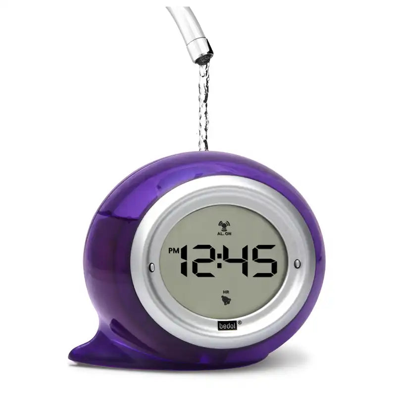 Squirt Alarm The Bedol Water Clock Purple 1